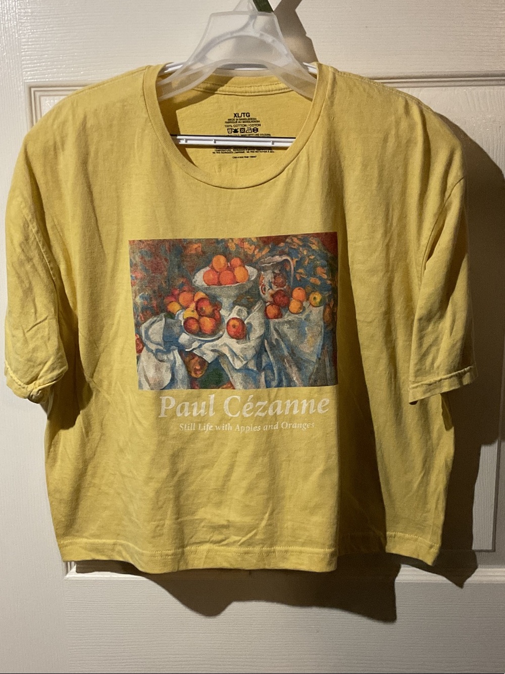 Paul Cezanne Still Life with Apples and Oranges Cropped Tee